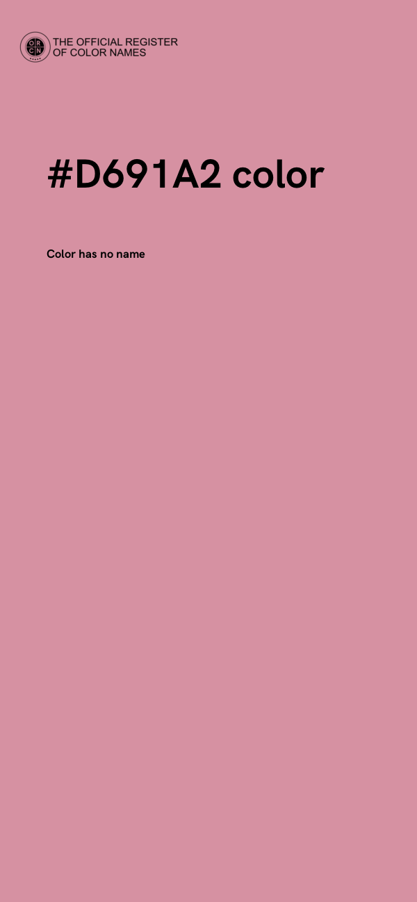 #D691A2 color image