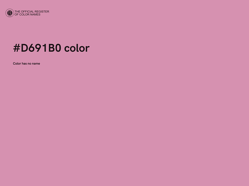 #D691B0 color image