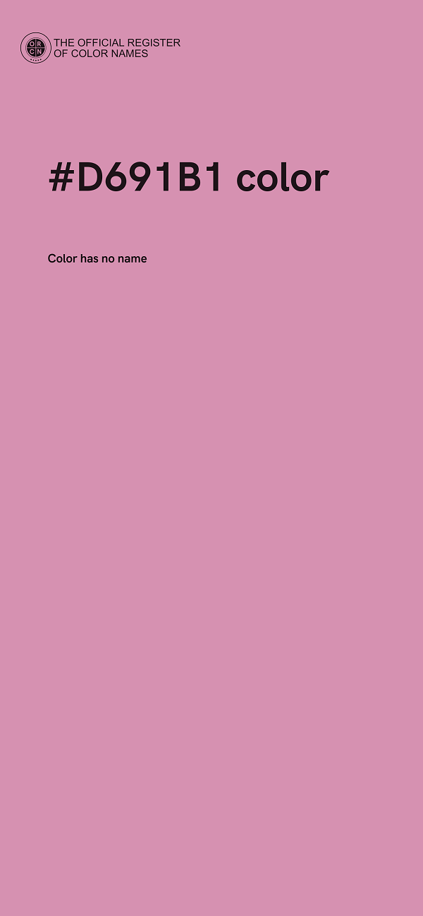 #D691B1 color image