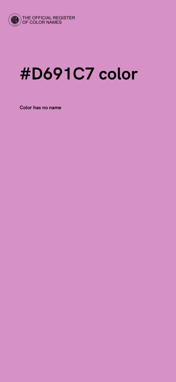 #D691C7 color image