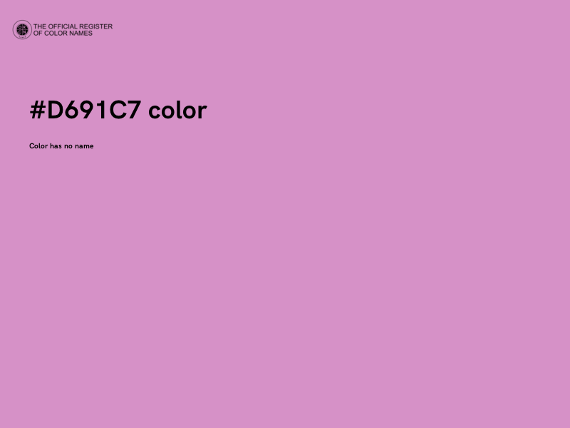 #D691C7 color image