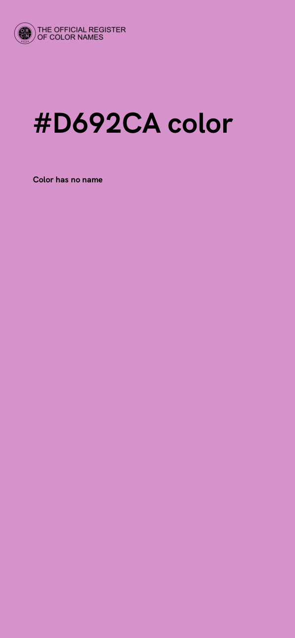 #D692CA color image