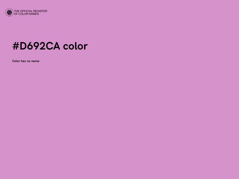 #D692CA color image