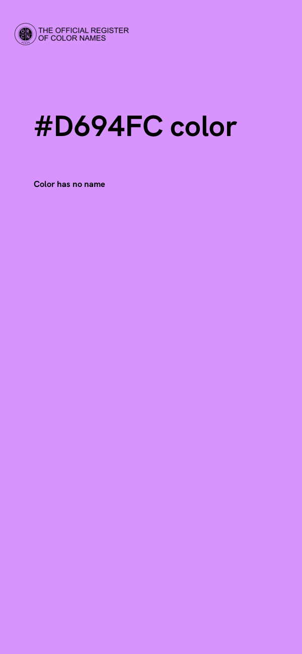 #D694FC color image