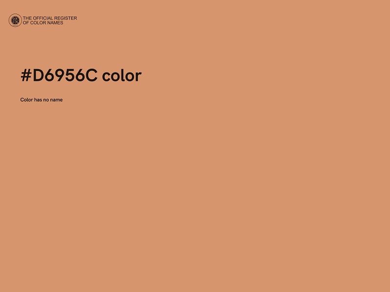 #D6956C color image