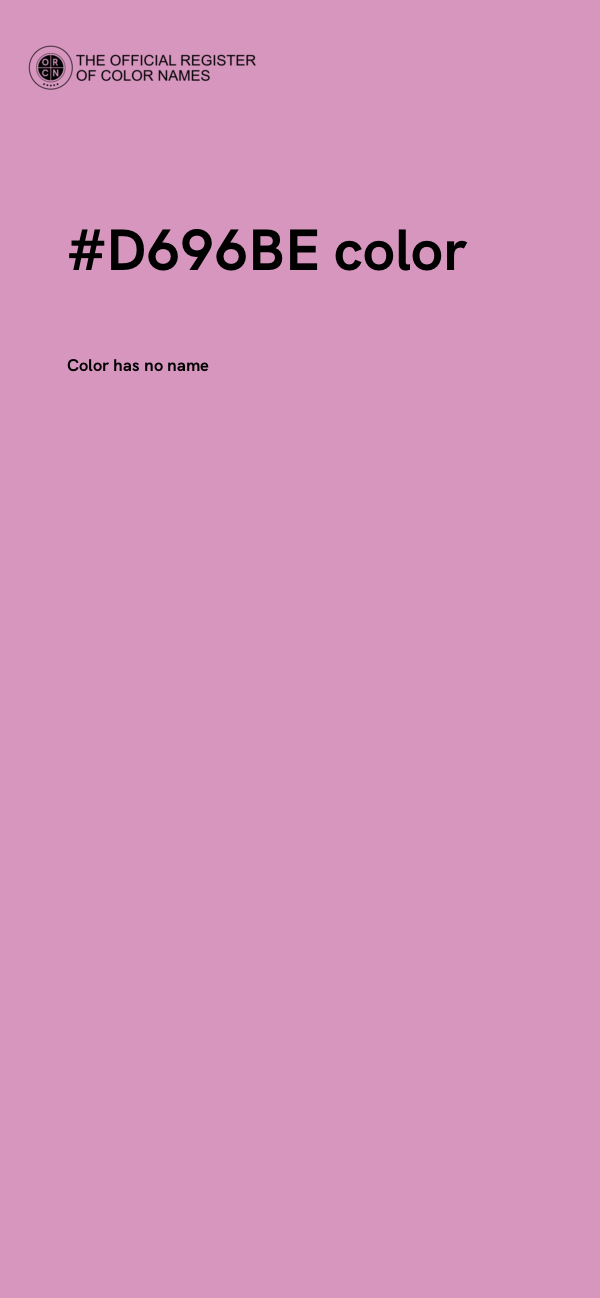 #D696BE color image