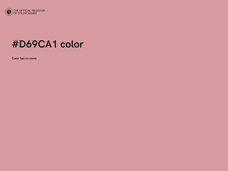 #D69CA1 color image