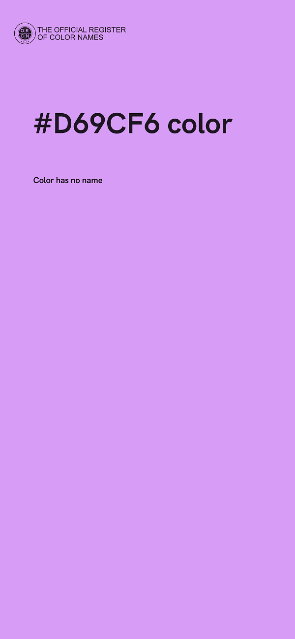 #D69CF6 color image