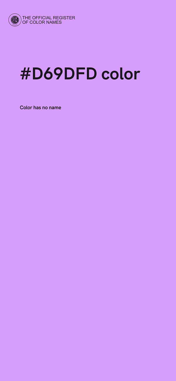 #D69DFD color image
