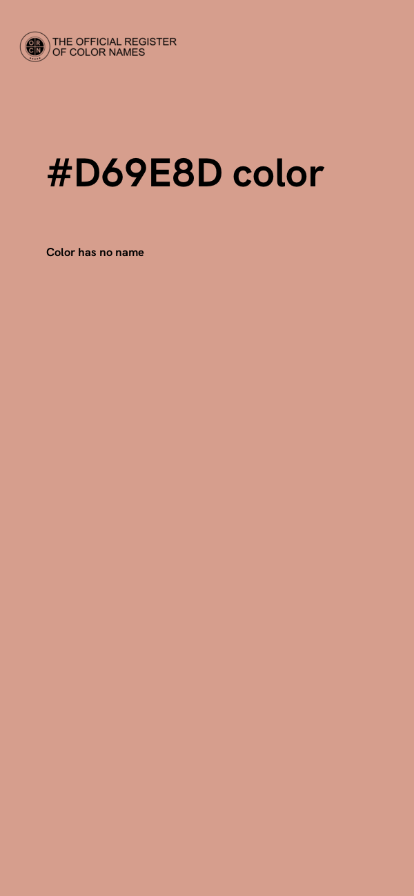 #D69E8D color image