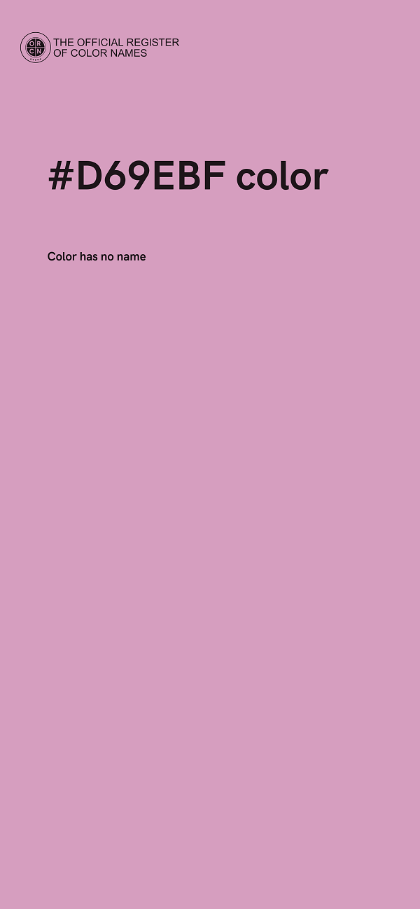 #D69EBF color image