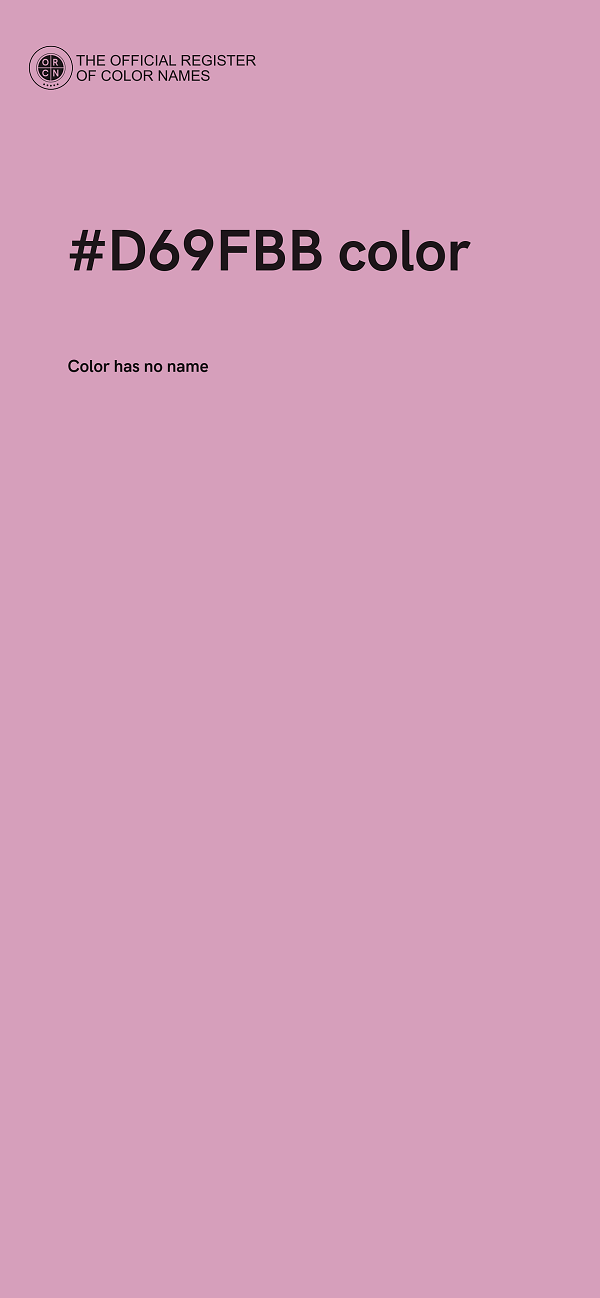 #D69FBB color image