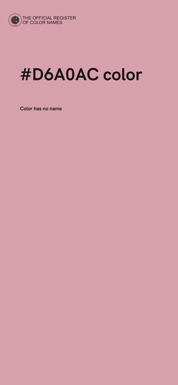 #D6A0AC color image