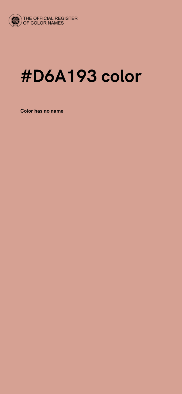 #D6A193 color image