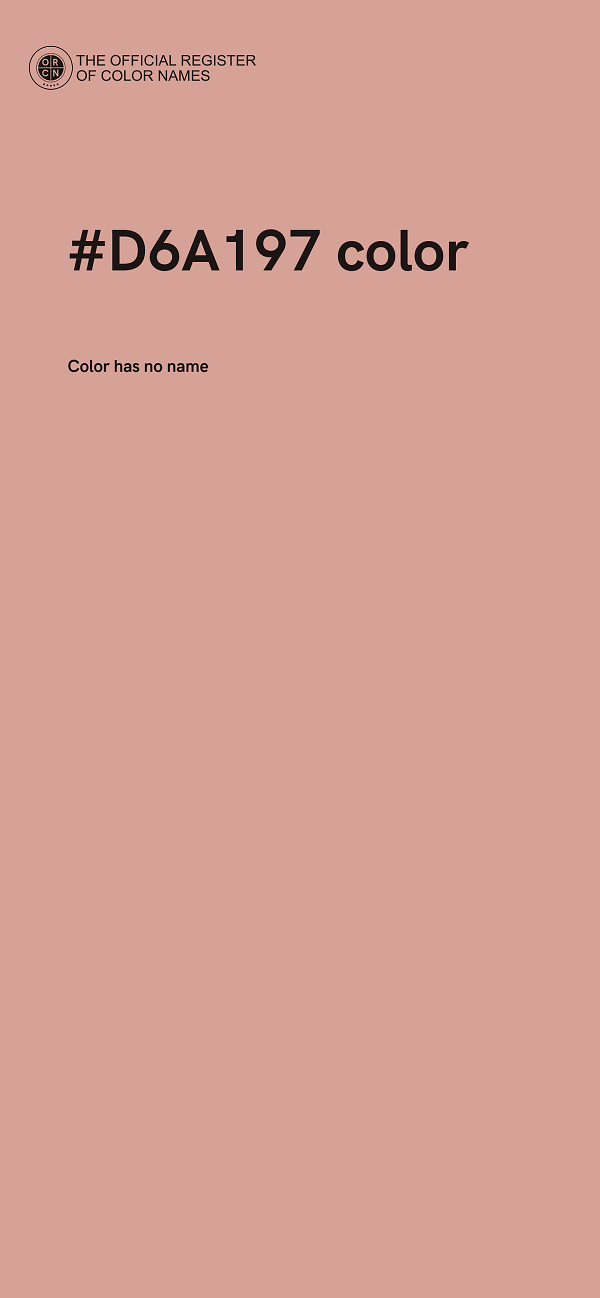#D6A197 color image