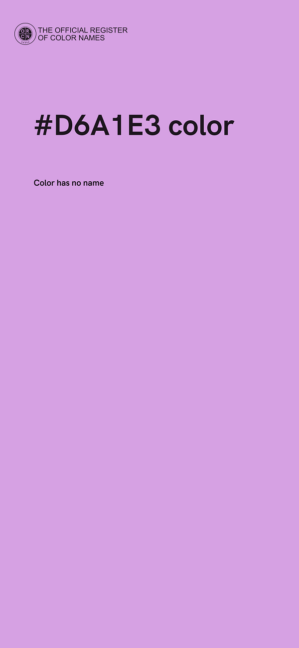 #D6A1E3 color image