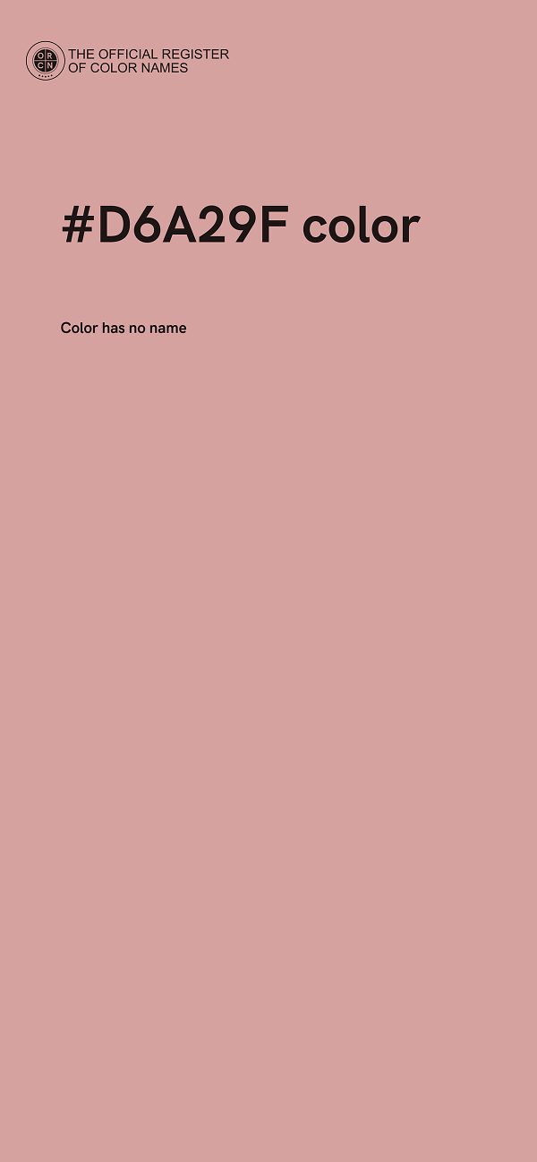 #D6A29F color image