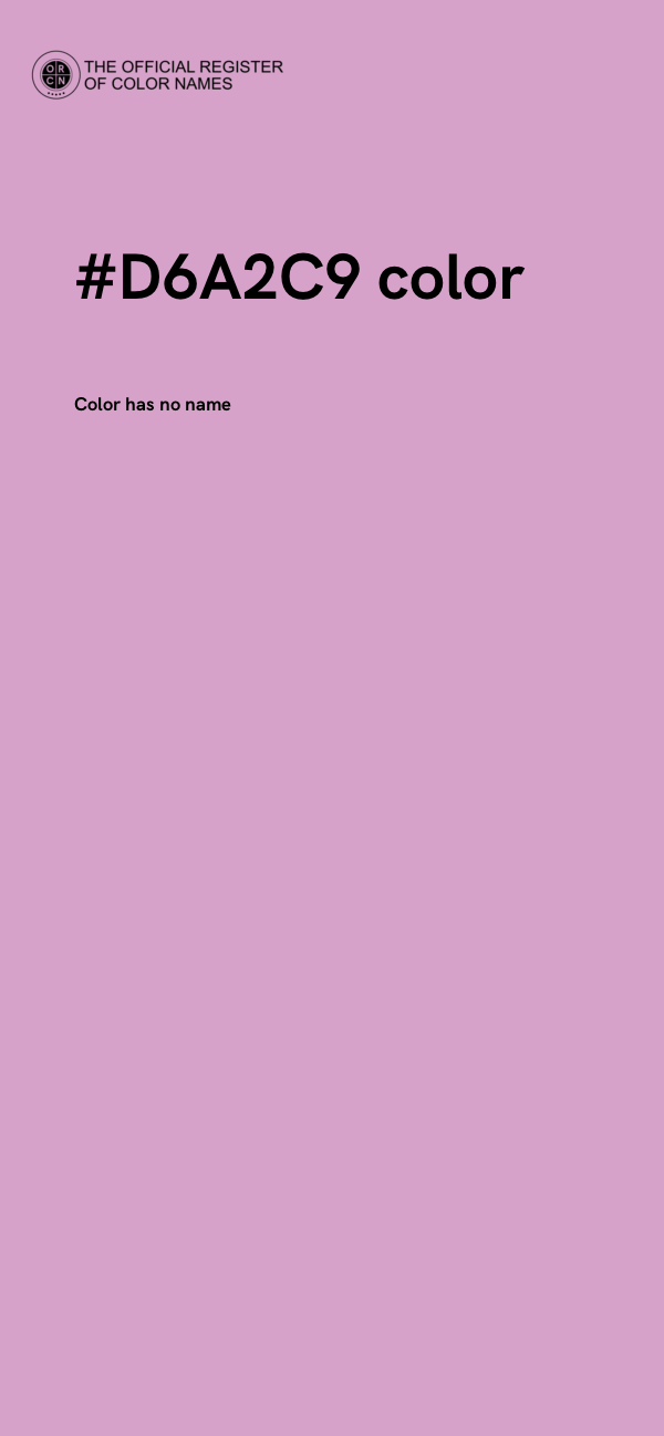 #D6A2C9 color image