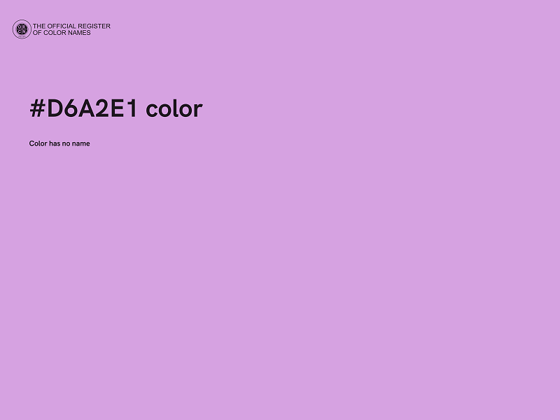 #D6A2E1 color image