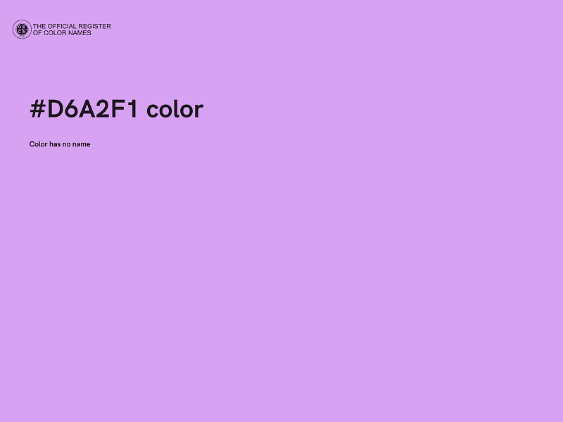 #D6A2F1 color image