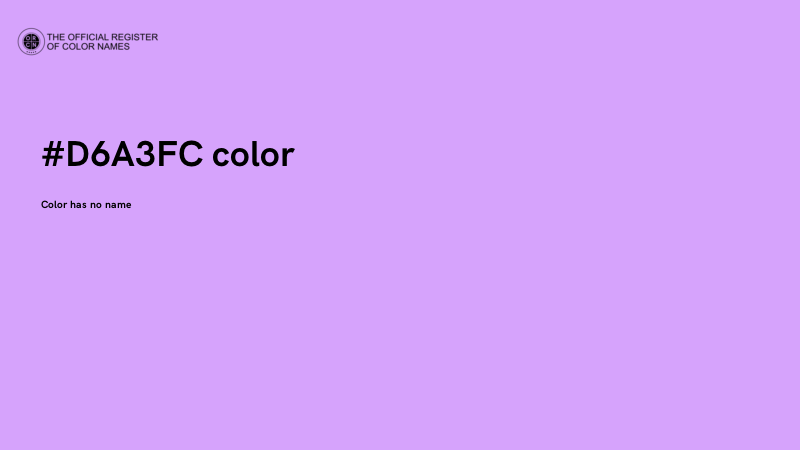 #D6A3FC color image