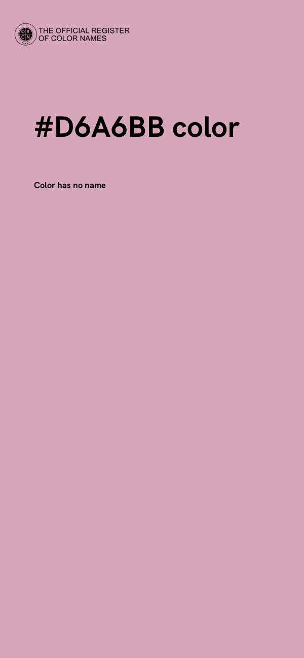 #D6A6BB color image