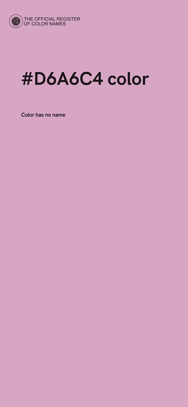 #D6A6C4 color image