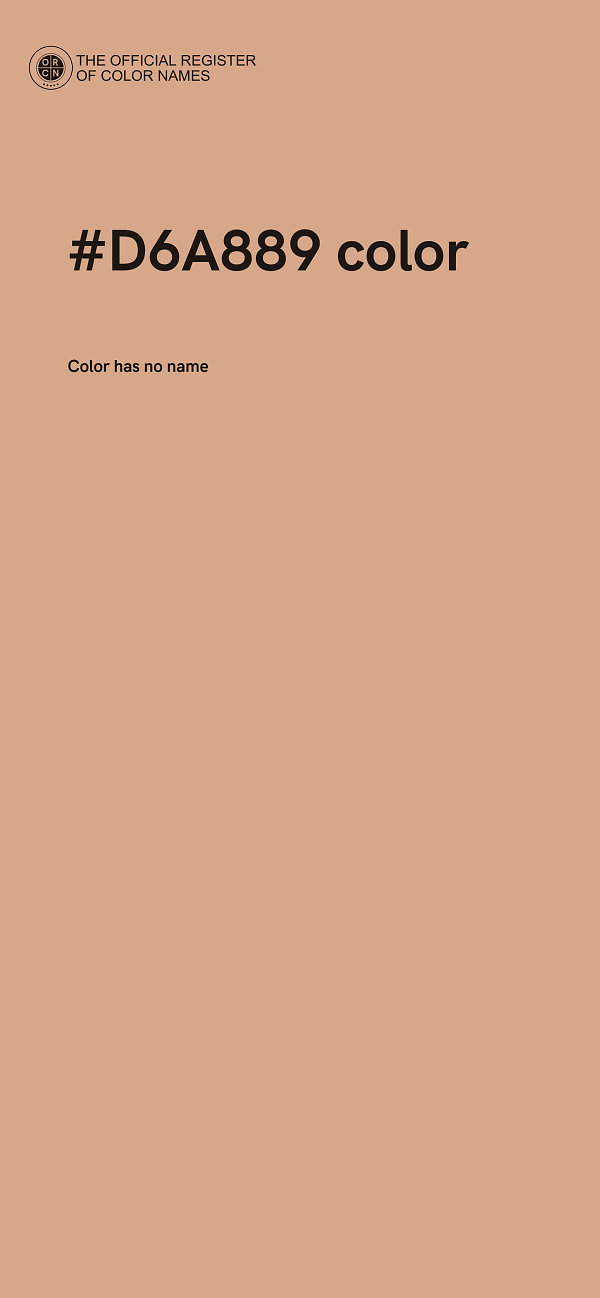 #D6A889 color image