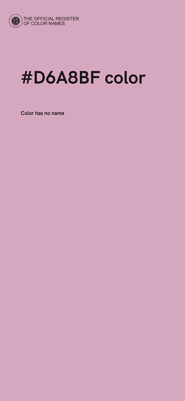 #D6A8BF color image