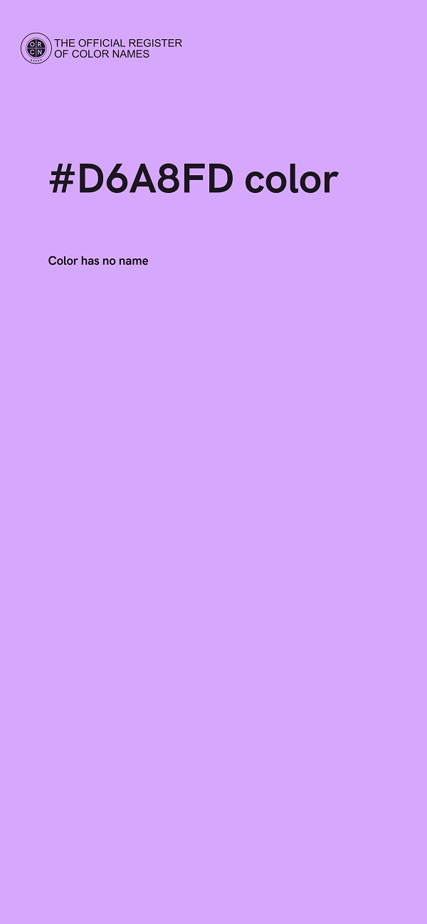 #D6A8FD color image