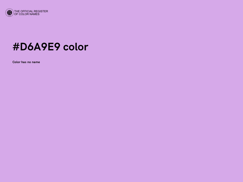#D6A9E9 color image