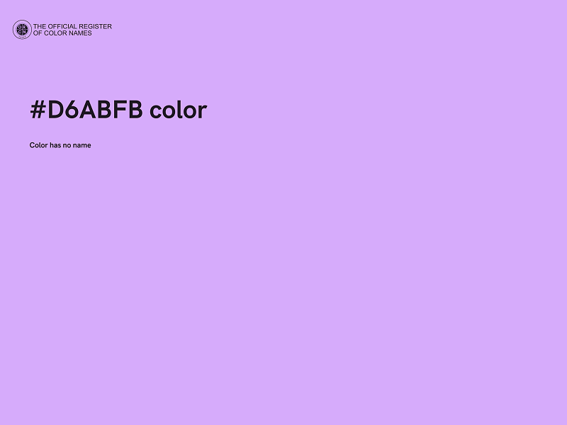 #D6ABFB color image