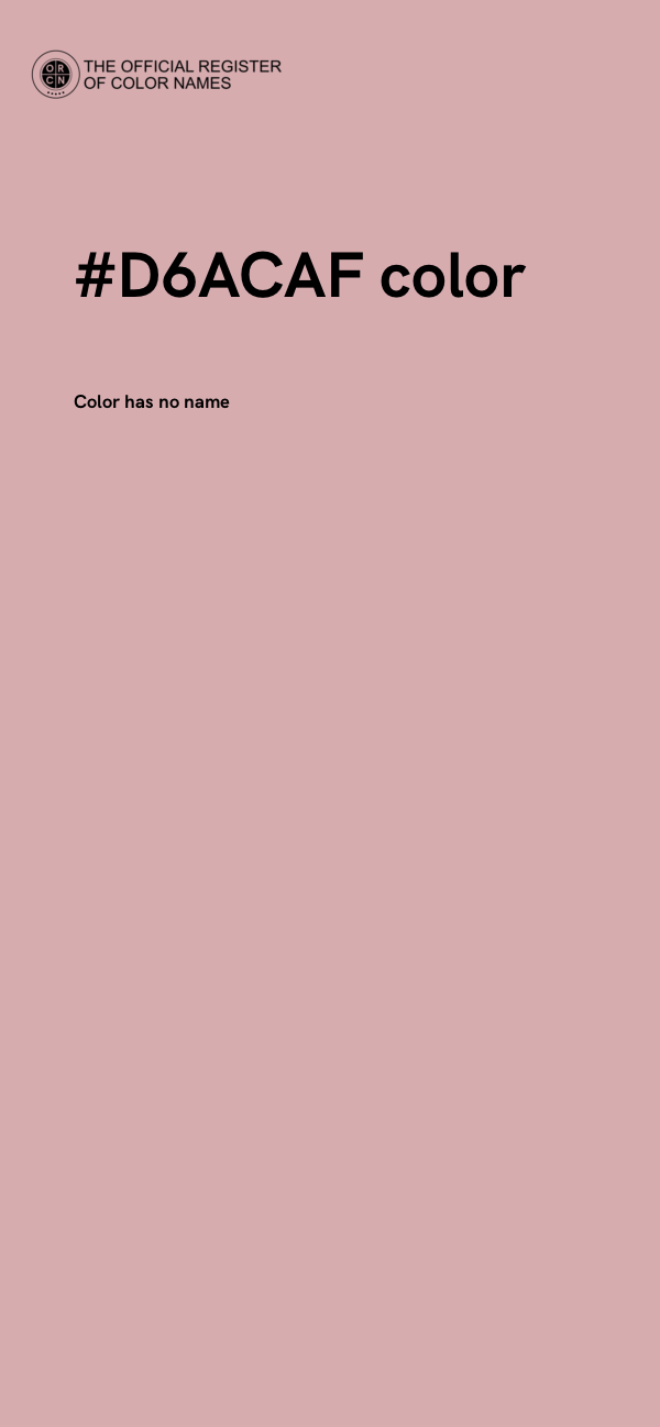 #D6ACAF color image