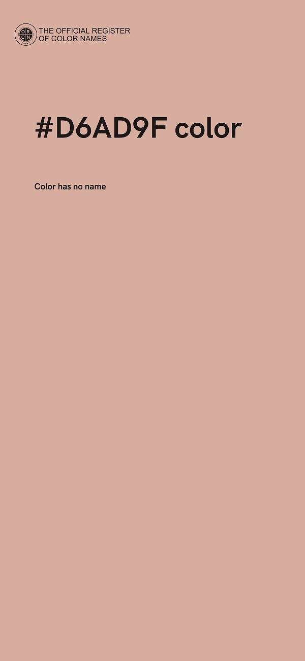 #D6AD9F color image
