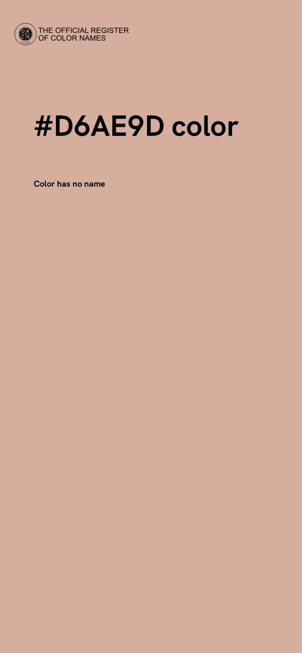 #D6AE9D color image