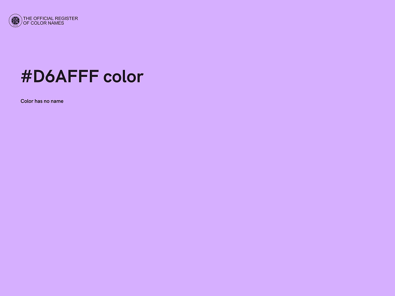 #D6AFFF color image