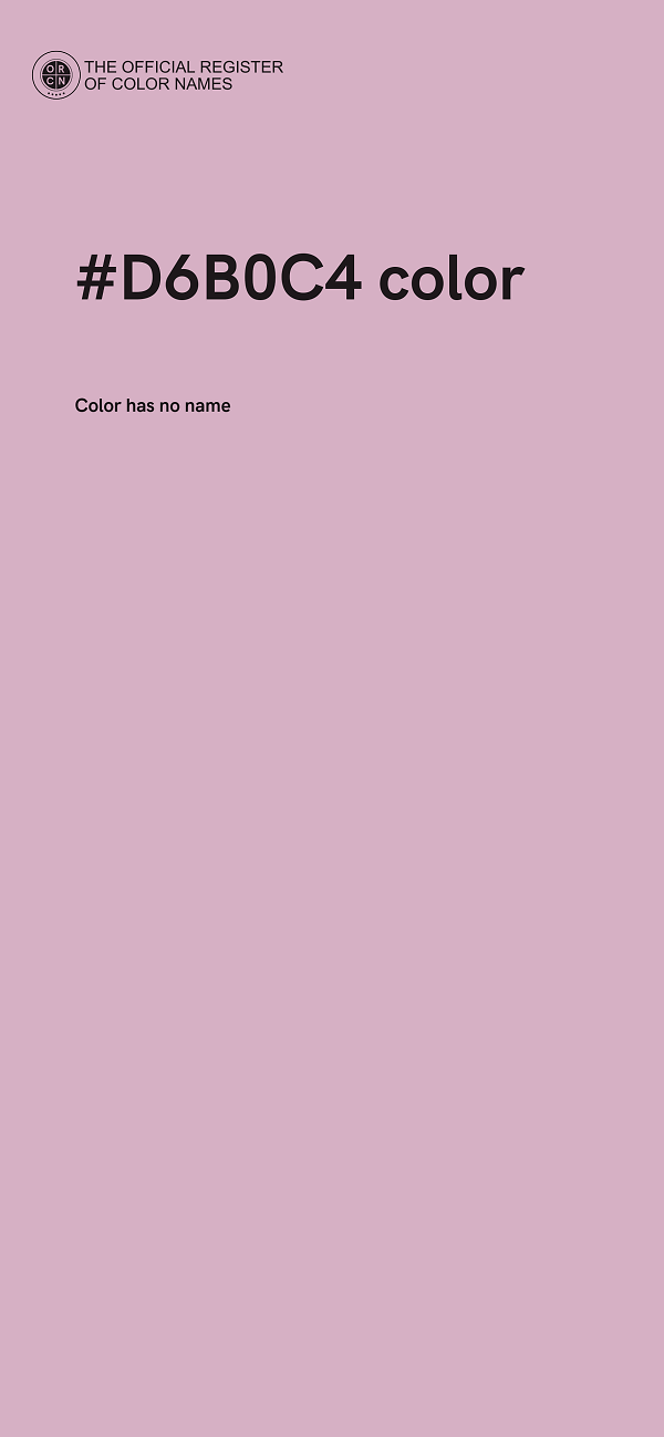 #D6B0C4 color image