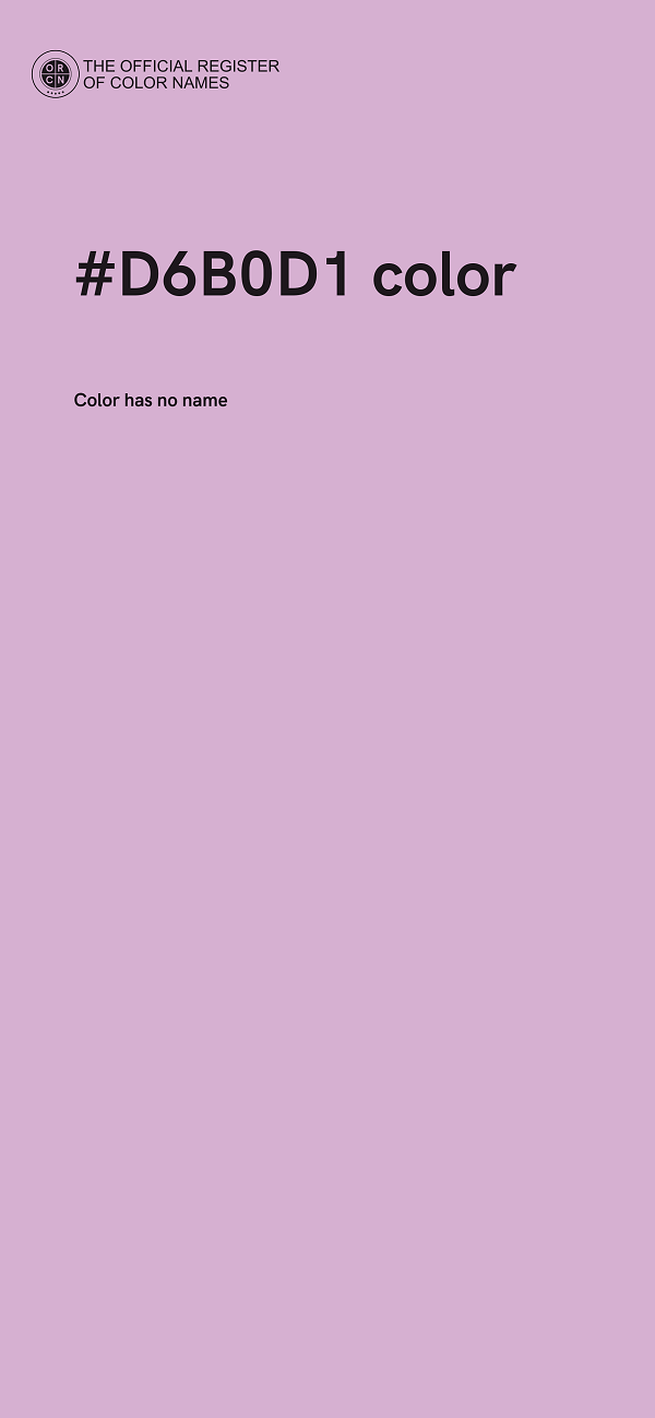 #D6B0D1 color image