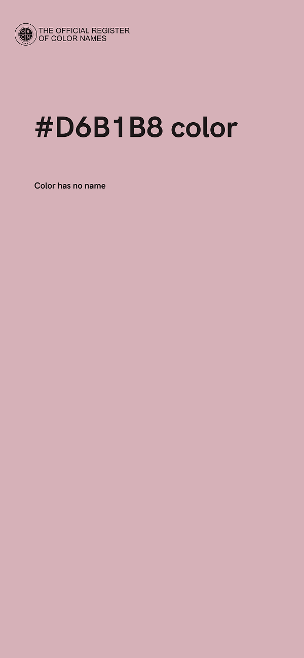 #D6B1B8 color image