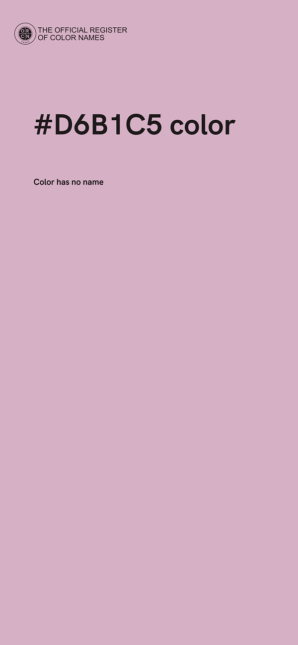 #D6B1C5 color image