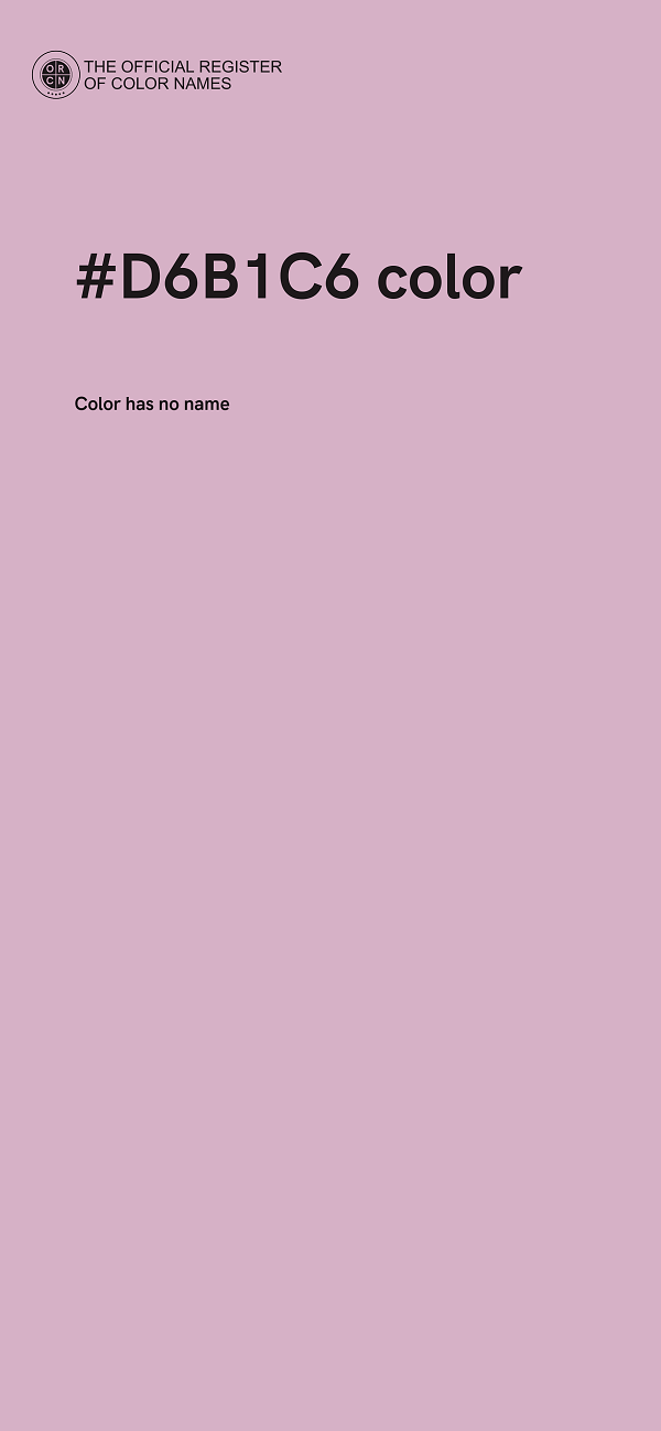 #D6B1C6 color image
