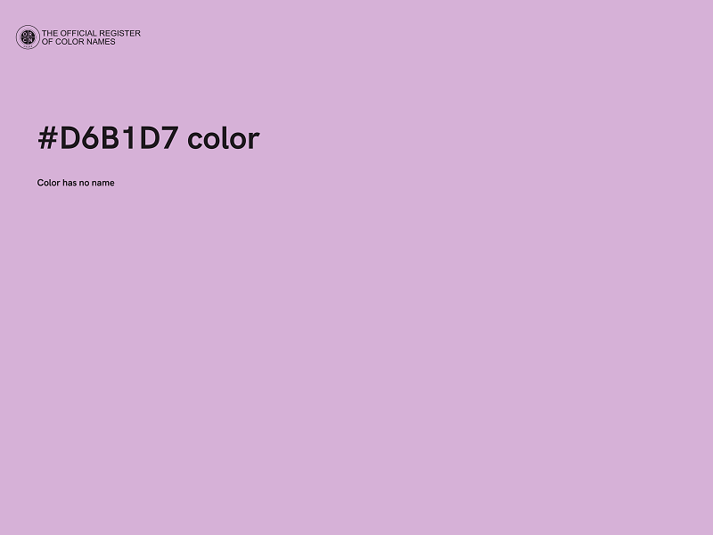 #D6B1D7 color image