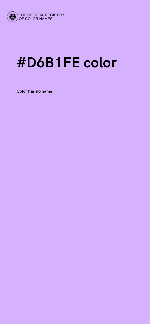 #D6B1FE color image