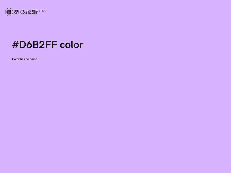 #D6B2FF color image