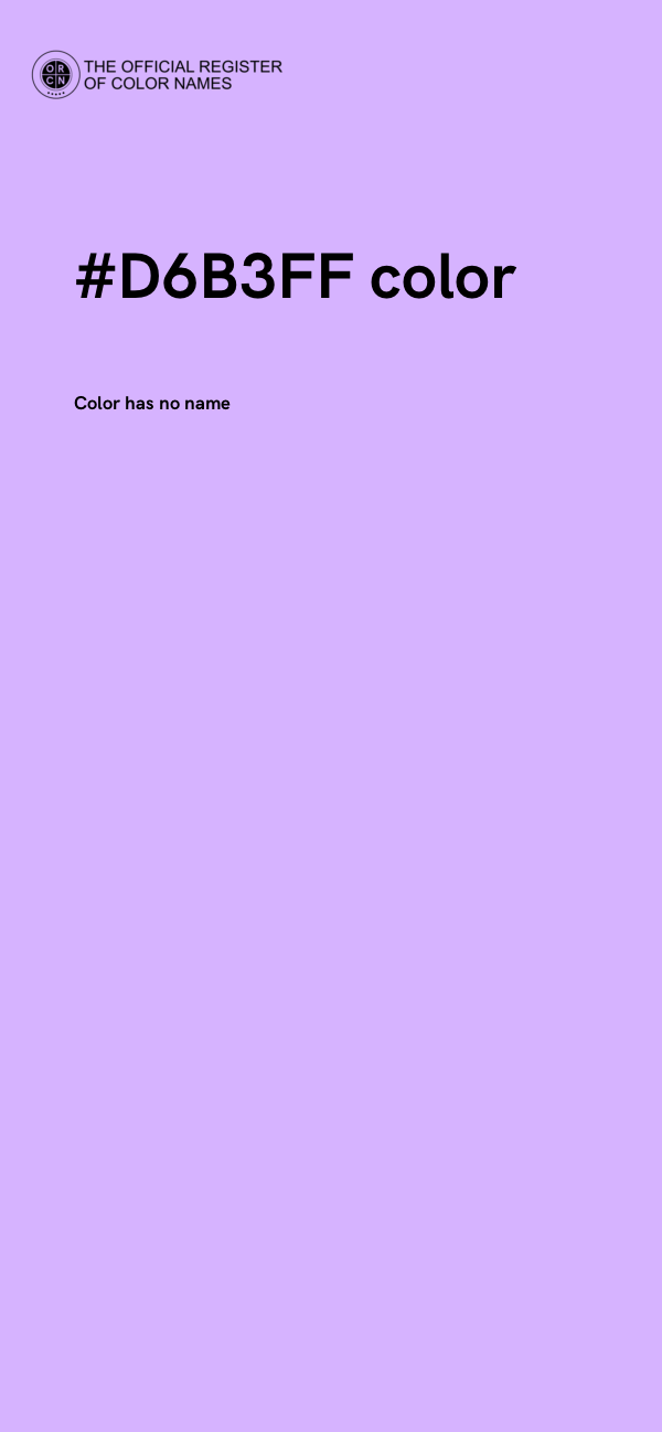#D6B3FF color image