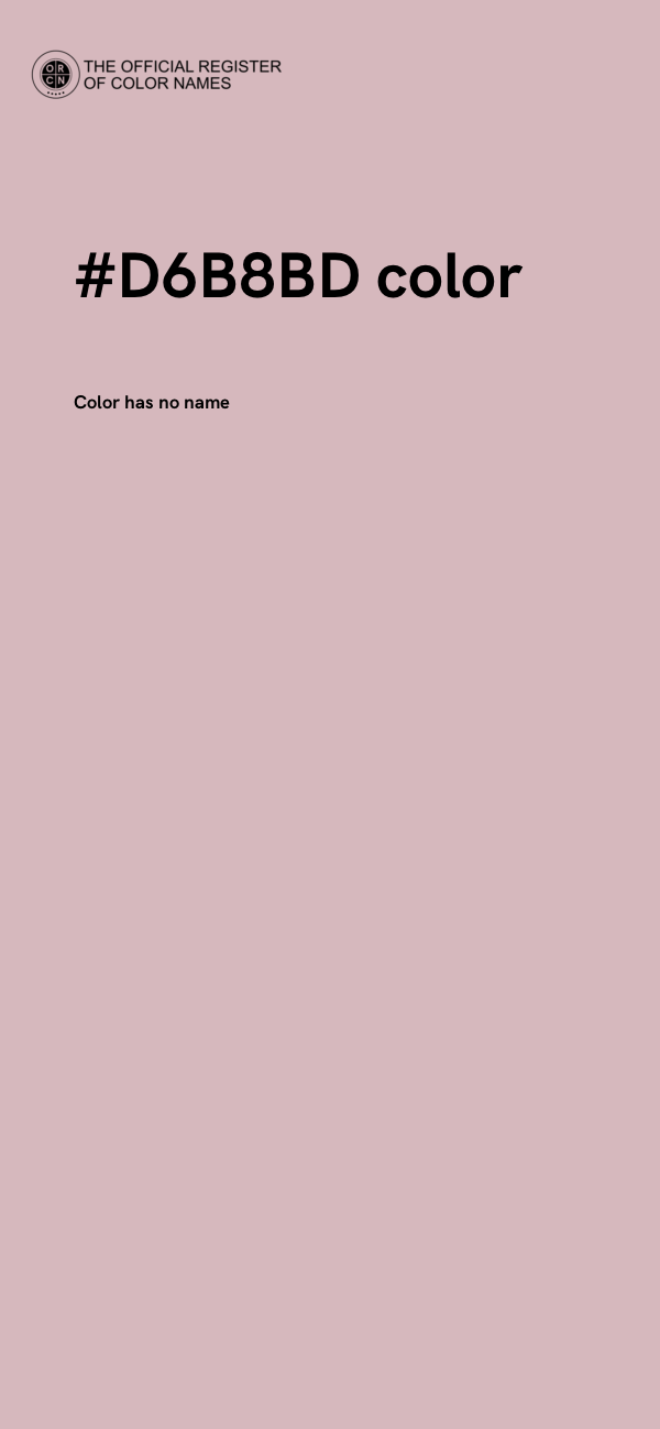 #D6B8BD color image