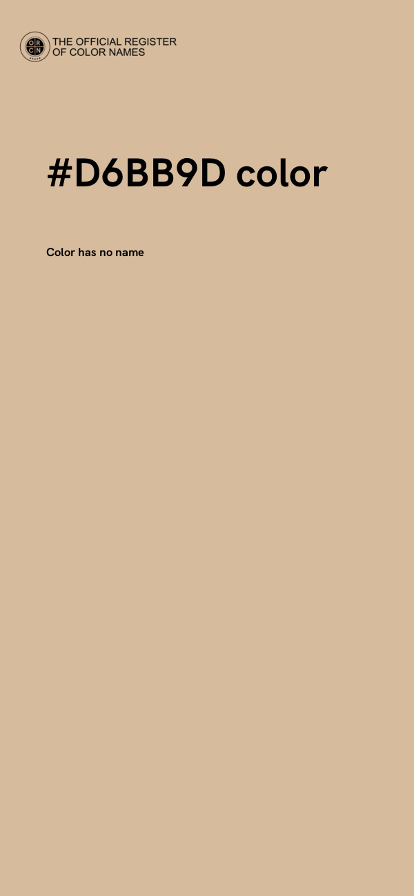 #D6BB9D color image