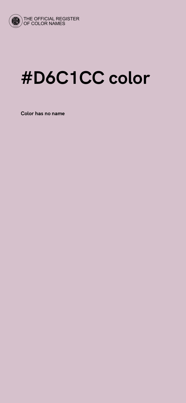 #D6C1CC color image