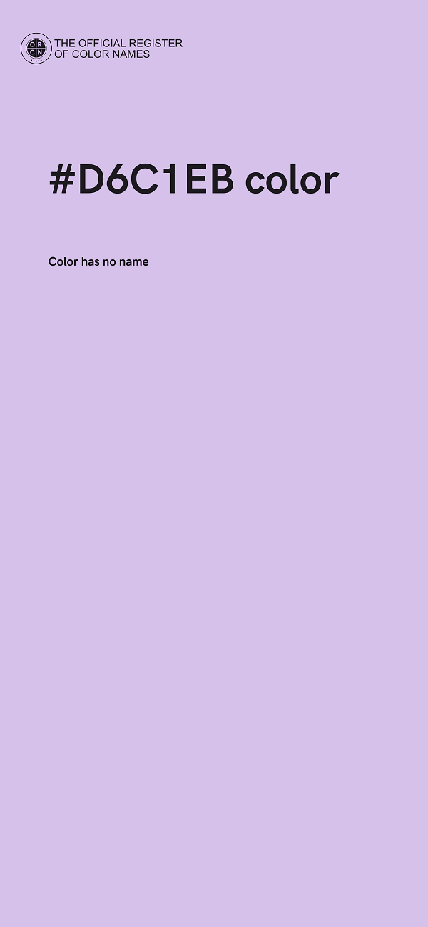 #D6C1EB color image