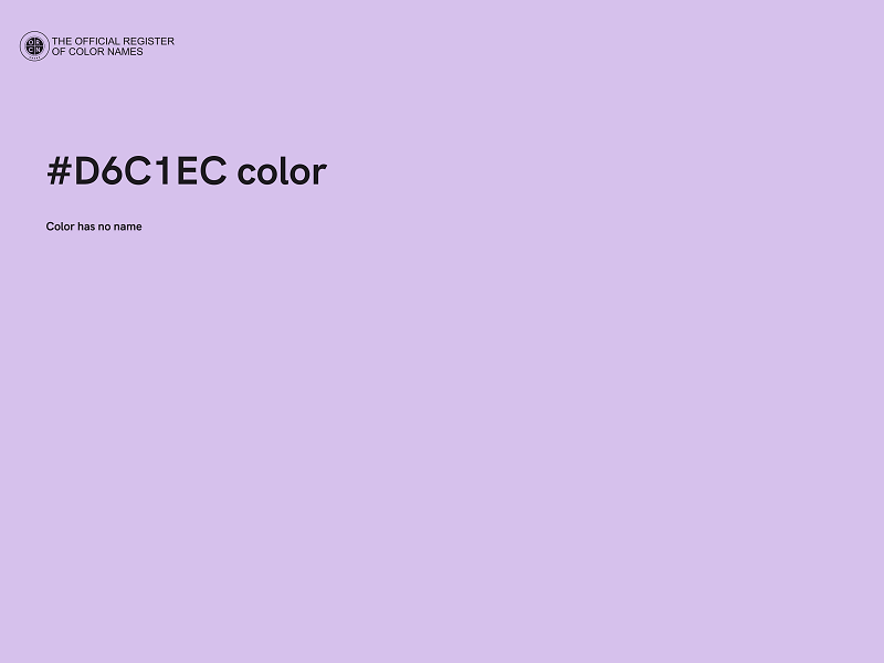 #D6C1EC color image